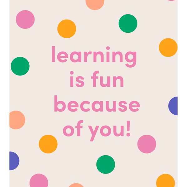 Learning is Fun Greeting Card View 2
