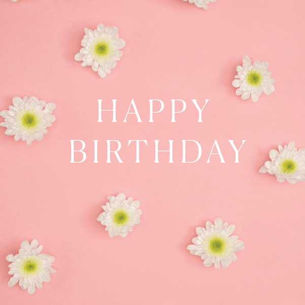 Happy Birthday Flowers Greeting Card View 2
