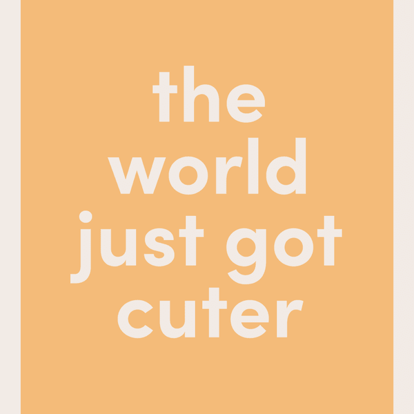 World Just Got Cuter Greeting Card View 2
