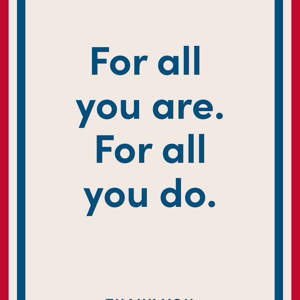 Thank You For All You Do Greeting Card View 2
