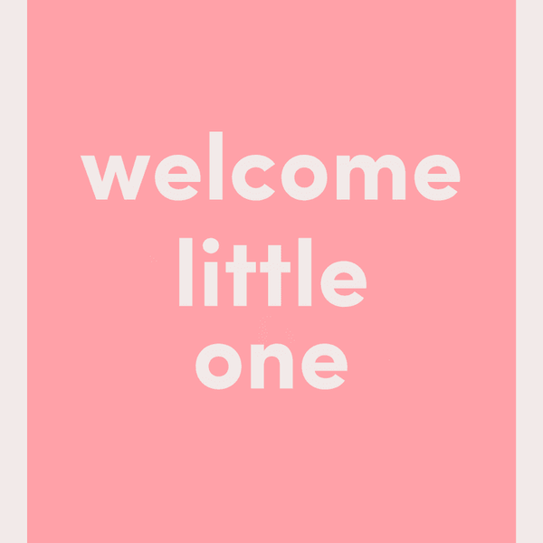 Welcome Little One Greeting Card View 2
