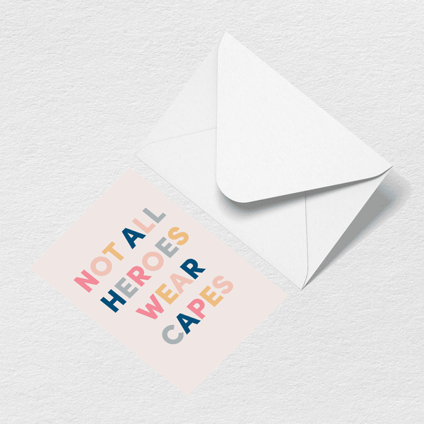 Heroes Greeting Card View 1
