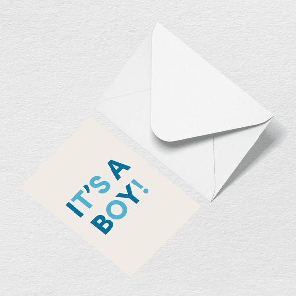 It's A Boy Greeting Card View 1
