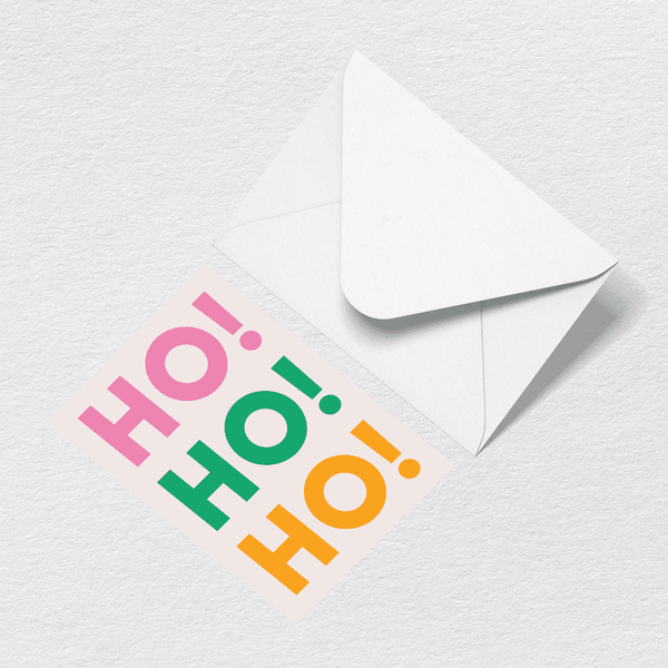Ho Ho Ho Greeting Card View 1
