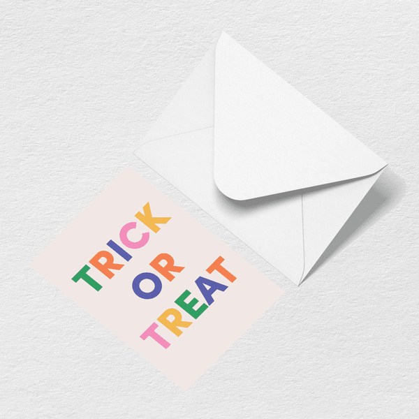Trick or Treat Greeting Card View 1
