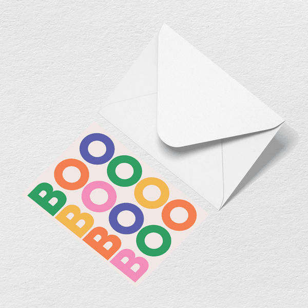 Boo Greeting Card View 1
